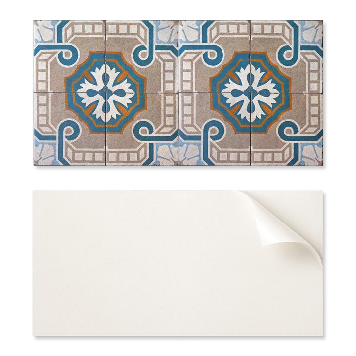 Coloray dekoratív matrica szett, 10 darab, mozaik, 40x20cm, nedvességálló