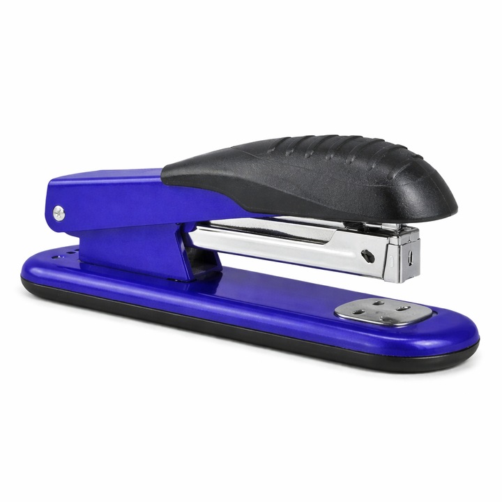 Телбод Scholz, 30 листа, 65 мм, син, съвместим със телбодни скоби 24/6-26/6, телбод за училище и офис