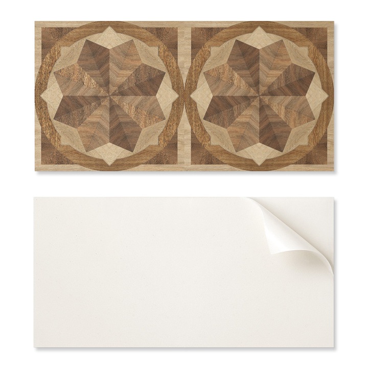 Dekoratív táblák, Coloray, 10 darabos készlet, geometrikus minta, 40x20cm