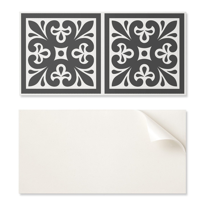 Placi decorative Coloray, 6 bucati, 60x30cm, multicolor, rezistente la umiditate