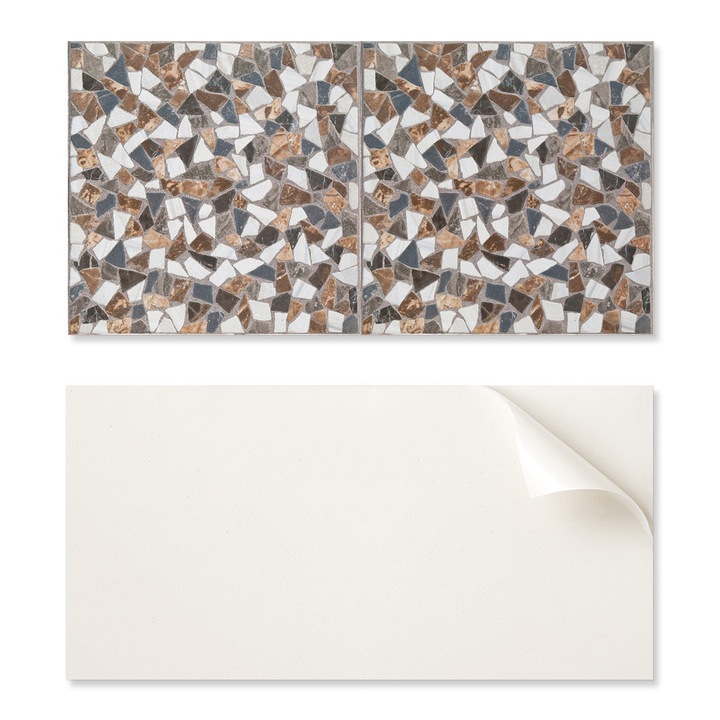 Öntapadós díszlapok, Coloray, 10 db, 40x20cm, többszínű, 1,6mm