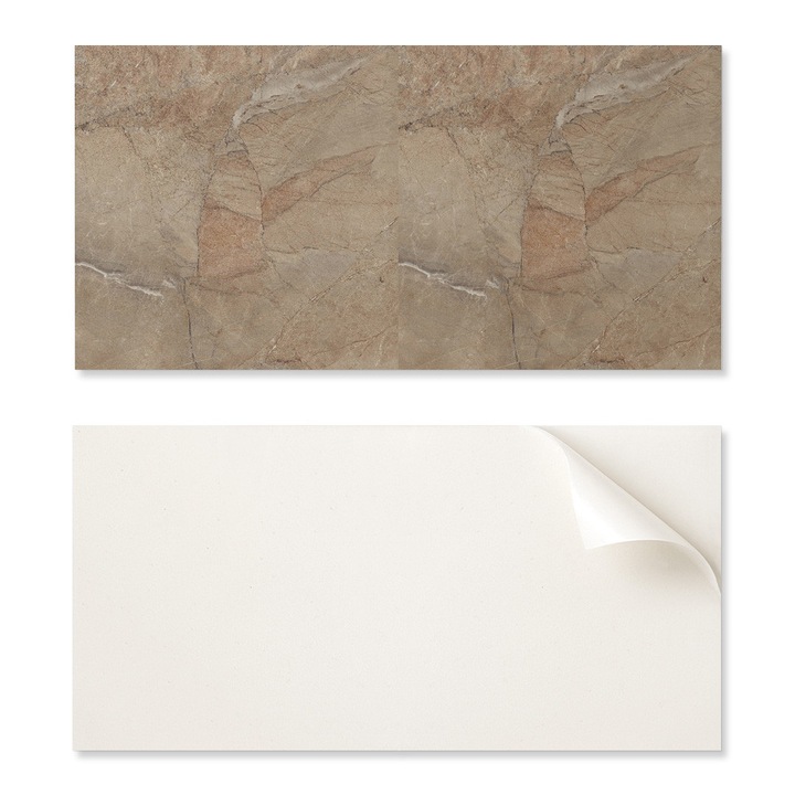 Panou decorativ autocolant Coloray, 120x60cm, PCV, rezistent la umiditate, culori durabile