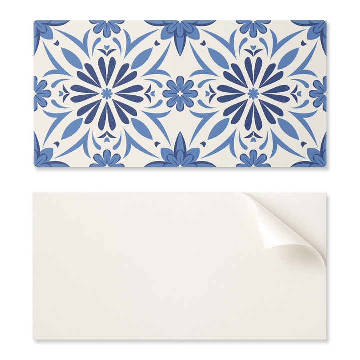 Set placi decorative, Vinil, Coloray, 10 bucati, 40x20cm, rezistente la umiditate