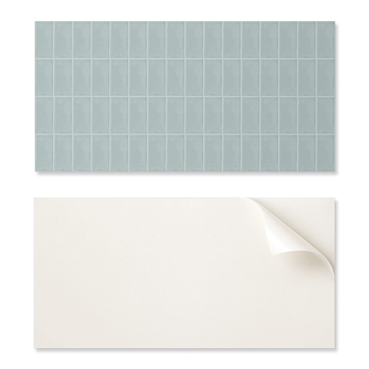 Dekorációs táblák, Coloray, 10 db-os készlet, geometrikus mintázat, 40x20cm, 1,6mm