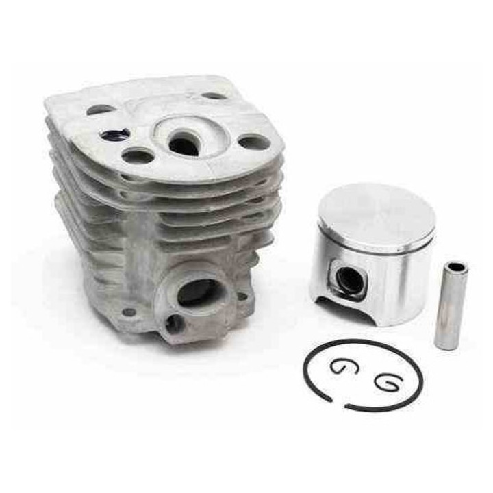 Cilindru complet Husqvarna 50 51 55, 46mm, set cu piston, pin, inel, siguranta pin
