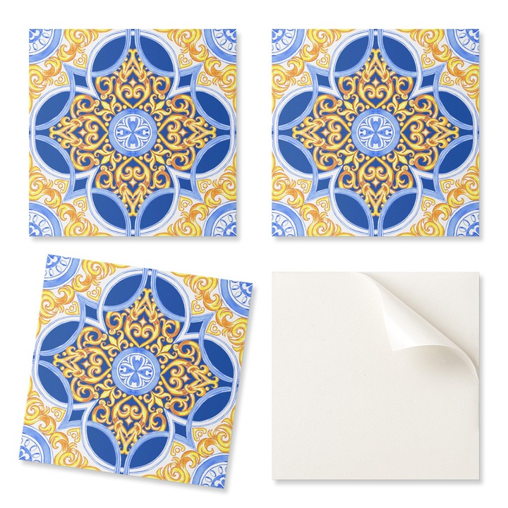 Coloray díszlap készlet 9 darab, 30x30cm, többszínű, nedvességálló