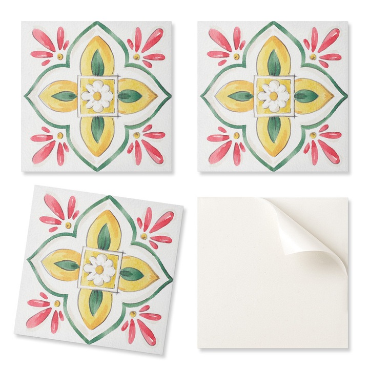 Coloray díszburkolat készlet 20 db, 20x20cm, többszínű, nedvességálló