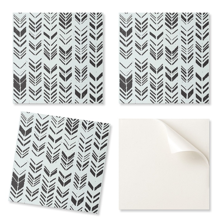 Coloray Dekoratív Matrica Készlet, 4 db, 50x50cm, többszínű, nedvességálló