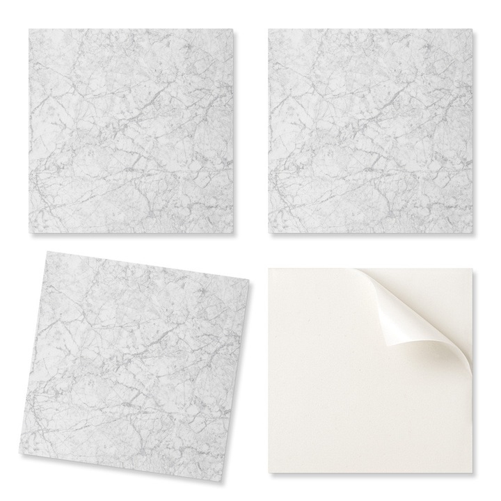 Coloray Vinil Padlólap Csomag, márvány mintás, 20x20cm, 20 darab, nedvességálló