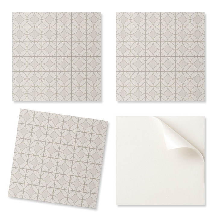 Coloray dekorációs táblák, 4 db-os készlet, geometrikus, 50x50cm, 1,6mm