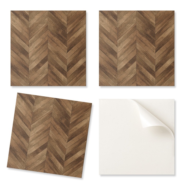 Set 4 Placi Vinilice Coloray, 50x50cm, Rezistente la Umiditate