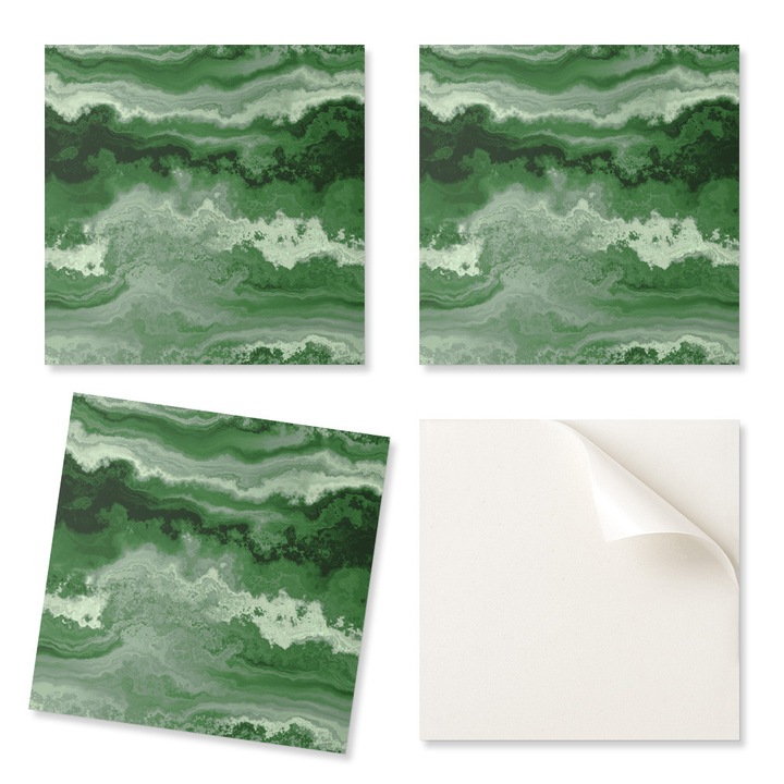 Coloray dekoratív matrica készlet, 4 darab, 50x50cm, nedvességálló, intenzív színek