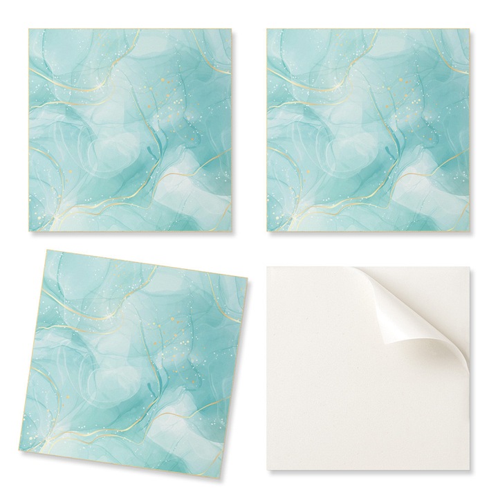 Set placi Decorative Coloray, Abstractie, 4 bucati, 50x50cm