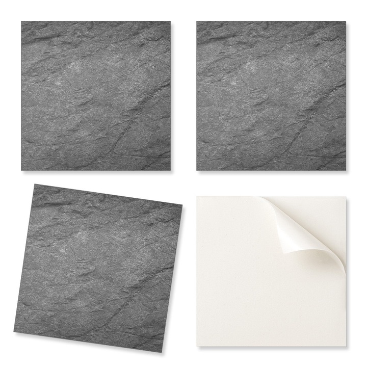 Coloray Dekoratív burkolólapok, 4 darab, természetes kő textúra, 50x50cm