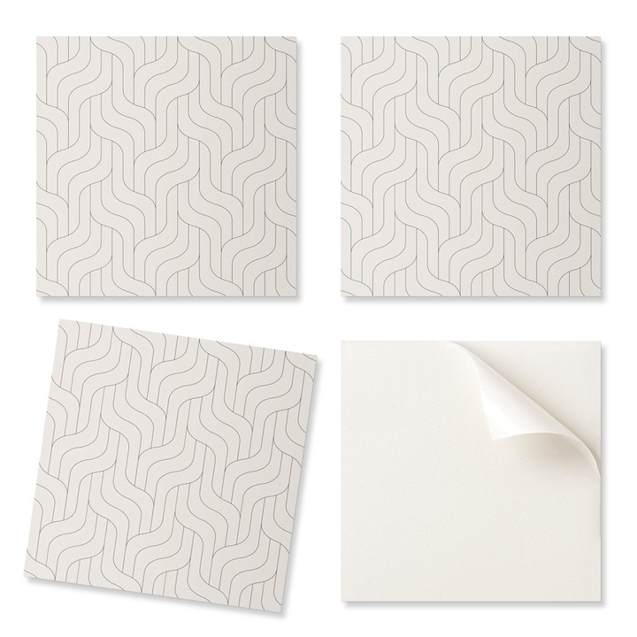 Dekoratív csempekészlet, Coloray, 20x20cm, 20 darab, nedvességálló, intenzív színek