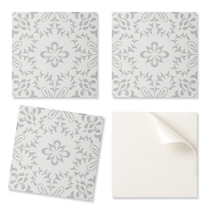 Coloray, 20 db-os díszcsempe készlet, virágmintás, 20x20cm