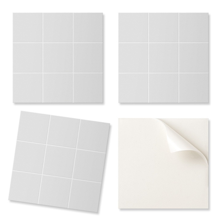 Set 4 Placi decorative Vinilice Coloray 50x50cm, Rezistente la Umiditate