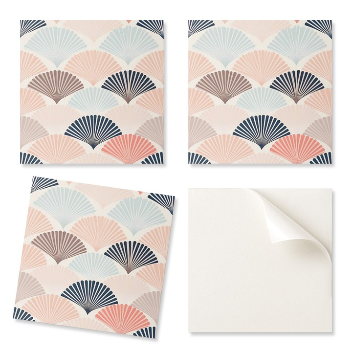 Coloray dekorációs táblák, 4 db, 50x50cm, többszínű