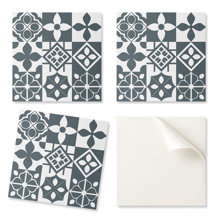 Coloray dekoratív csempe csomag, 20x20cm, 20 darab, nedvességálló, intenzív színek