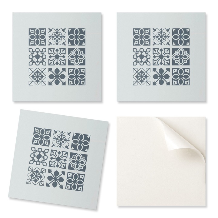 Coloray dekoratív csempekészlet, geometriai, 20x20cm, 20 darab, nedvességálló