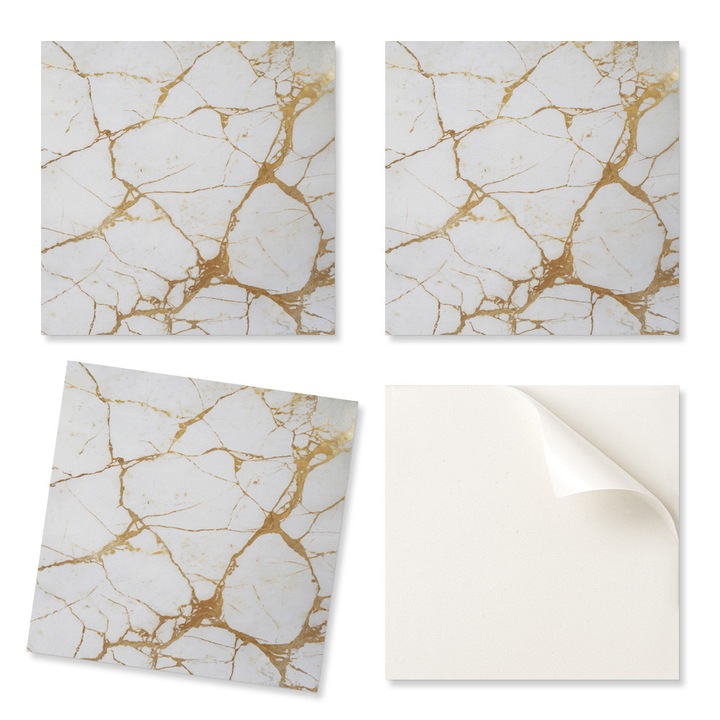 Coloray Dekoratív Csempekészlet, elegáns márvány, 20x20cm, 20 darabos készlet