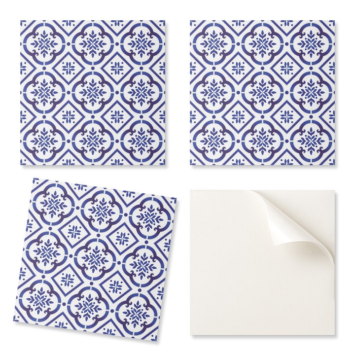 Coloray dekoratív lapok, 4 db-os készlet, 50x50cm, PVC, nedvességálló, színes