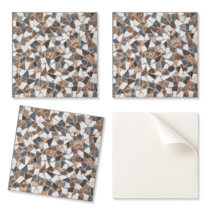 Coloray díszlapok, 20 db-os szett, PVC, 20x20cm, 1,6mm, többszínű