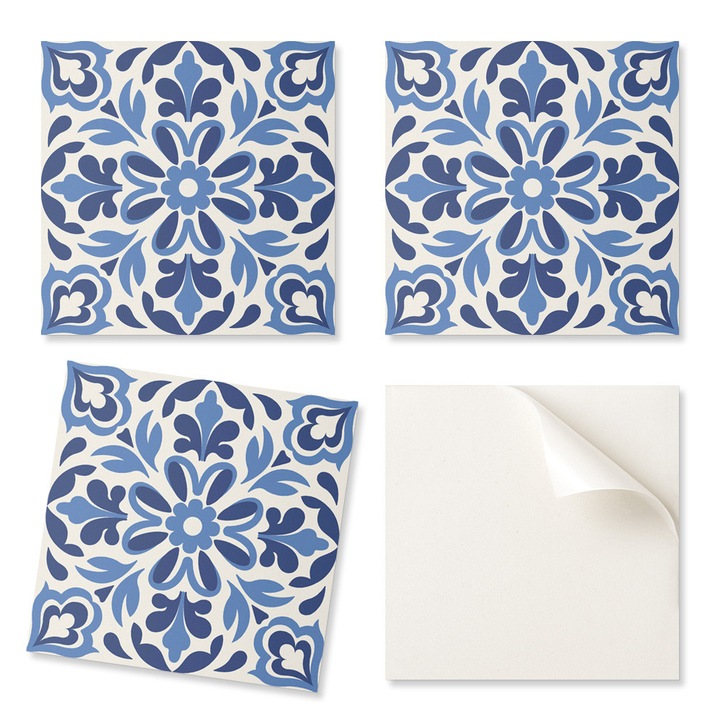 Placi decorative Coloray set 4 buc, 50x50cm, multicolor, rezistente la umiditate