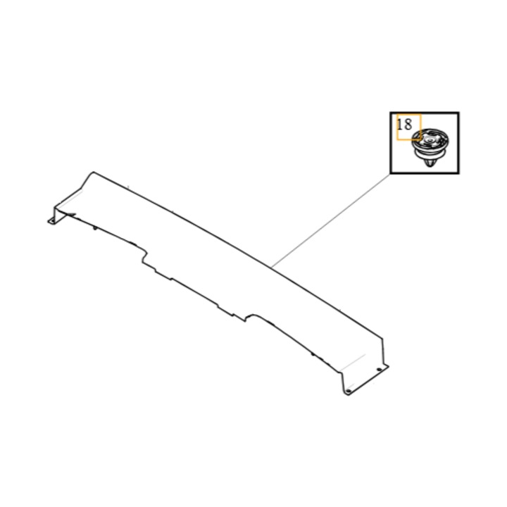 VOLVO EX40 C40 szélvédő kapocs 31109179 OE