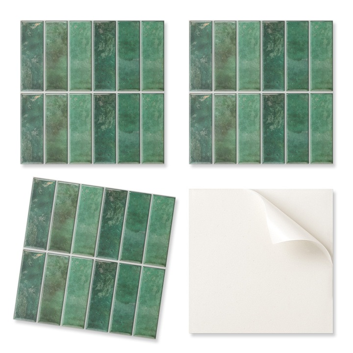 Díszítő lapok, Coloray, 50x50cm, PVC, Zöld