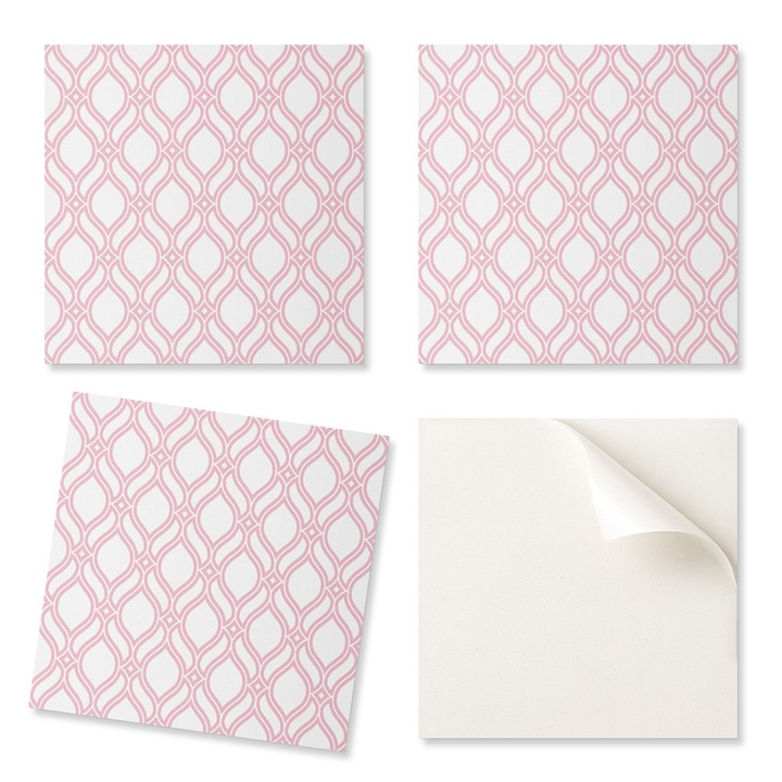 Coloray díszítő matricakészlet, 9 darab, 30x30cm, élénk színek, nedvességálló