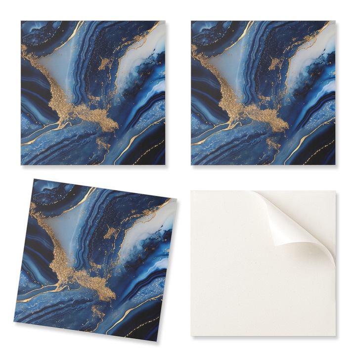 Dekoratív táblák, Coloray, 50x50cm, PVC, Kék