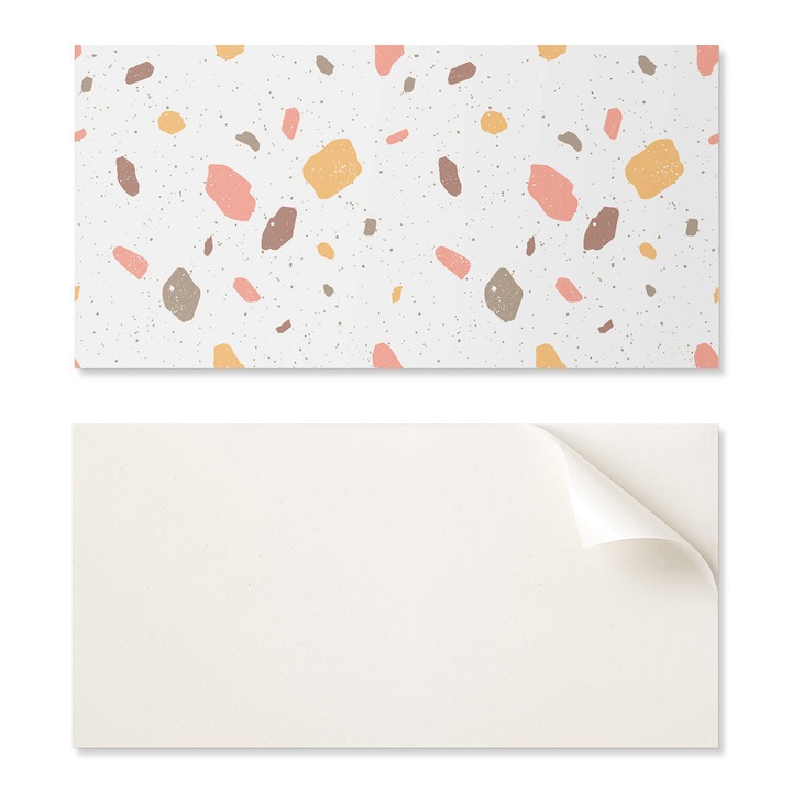 Coloray öntapadós díszítőcsempe készlet, PVC, nedvességálló