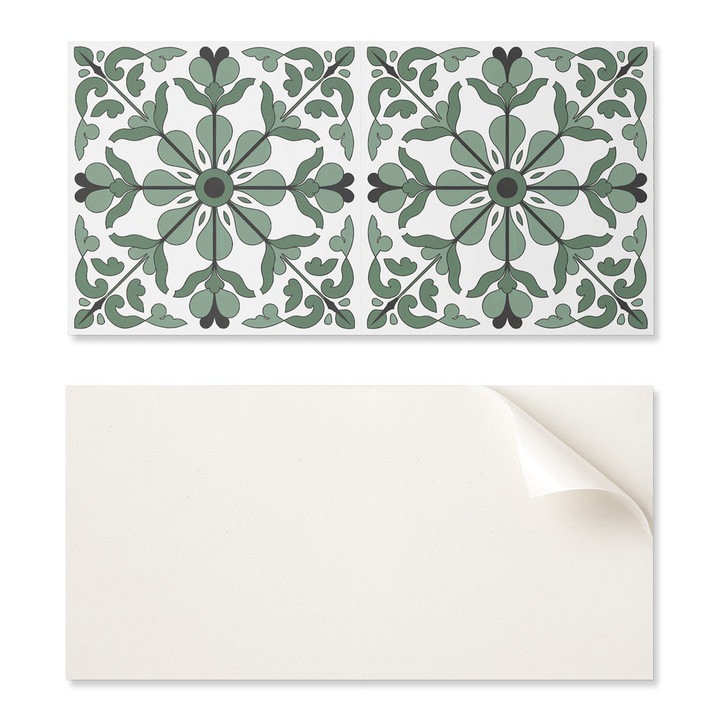 6 darabos díszítő burkolólap készlet, Coloray, 60x30 cm