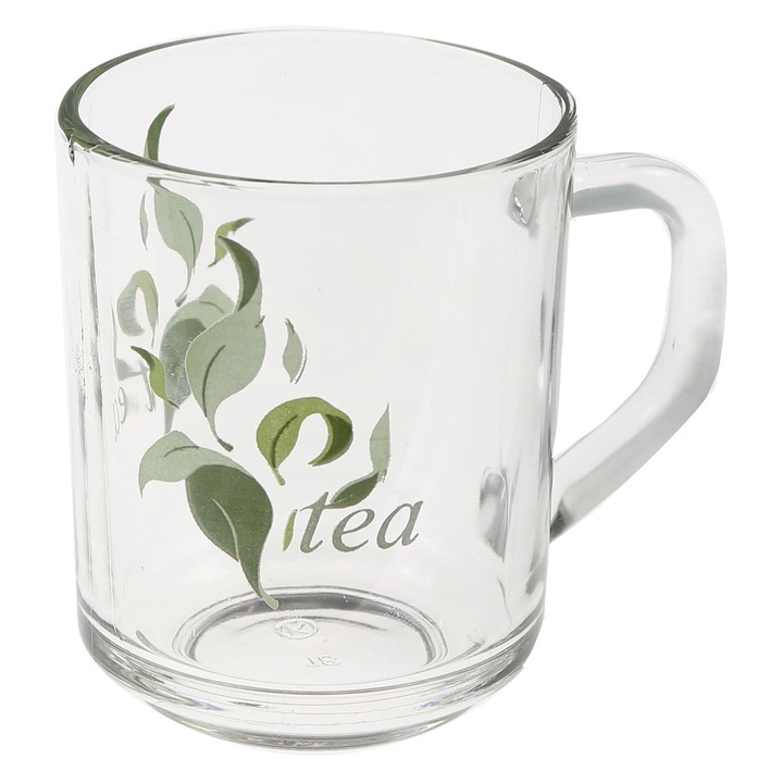 Cana Nova Tea, set 3 bucati, sticla, transparent, 246 ml