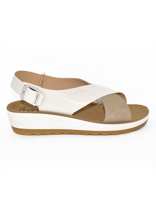 Sandale dama, Fly Flot, 0334, Bej