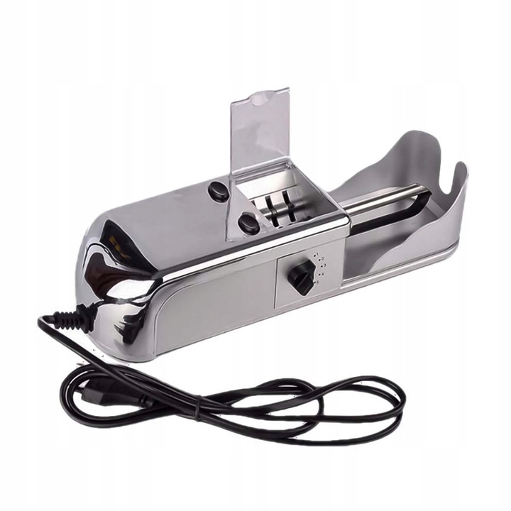 Aparat electric de umplere tigari, LOGIT, 8mm, argintie, 260x75x65mm,