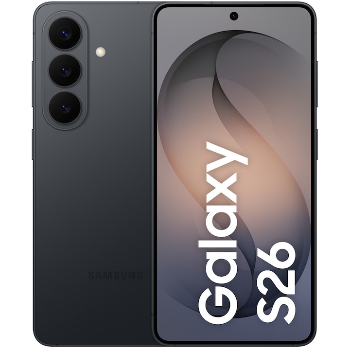 Смартфон Samsung Galaxy S26, Dual SIM, 12GB RAM, 512GB, 5G, Black