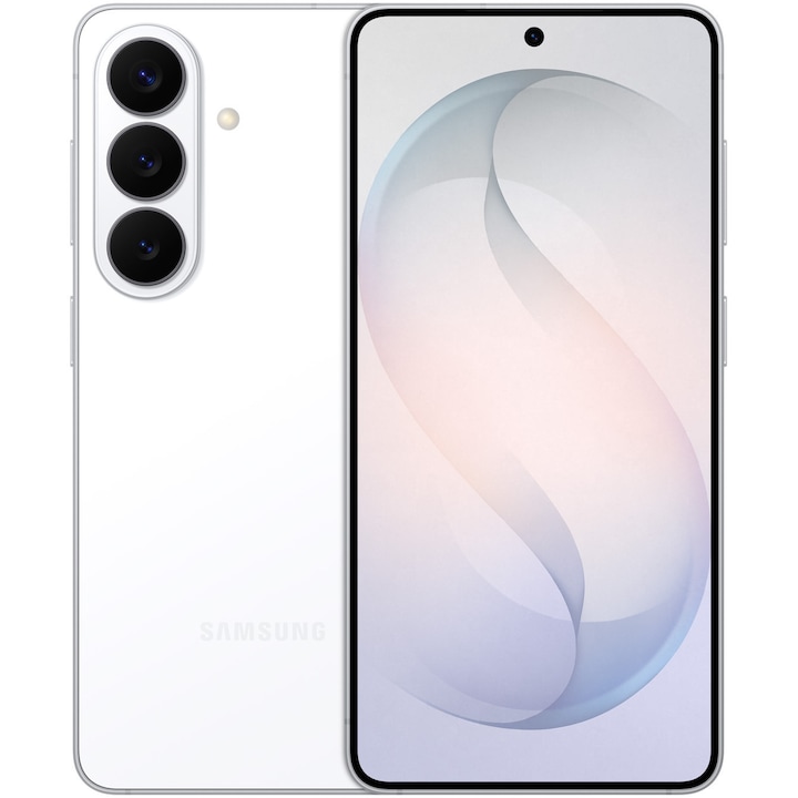 Смартфон Samsung Galaxy S26, Dual SIM, 12GB RAM, 512GB, 5G, White