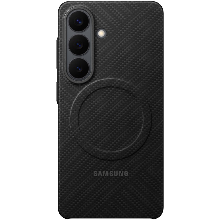 Husa de protectie Samsung pentru Galaxy S26, Carbon Magnet, Black