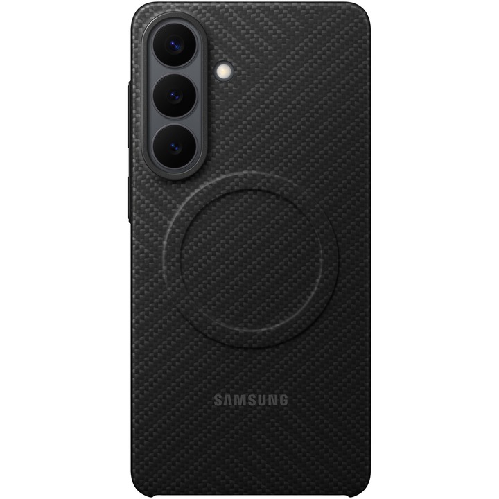 Husa de protectie Samsung pentru Galaxy S26+, Carbon Magnet, Black