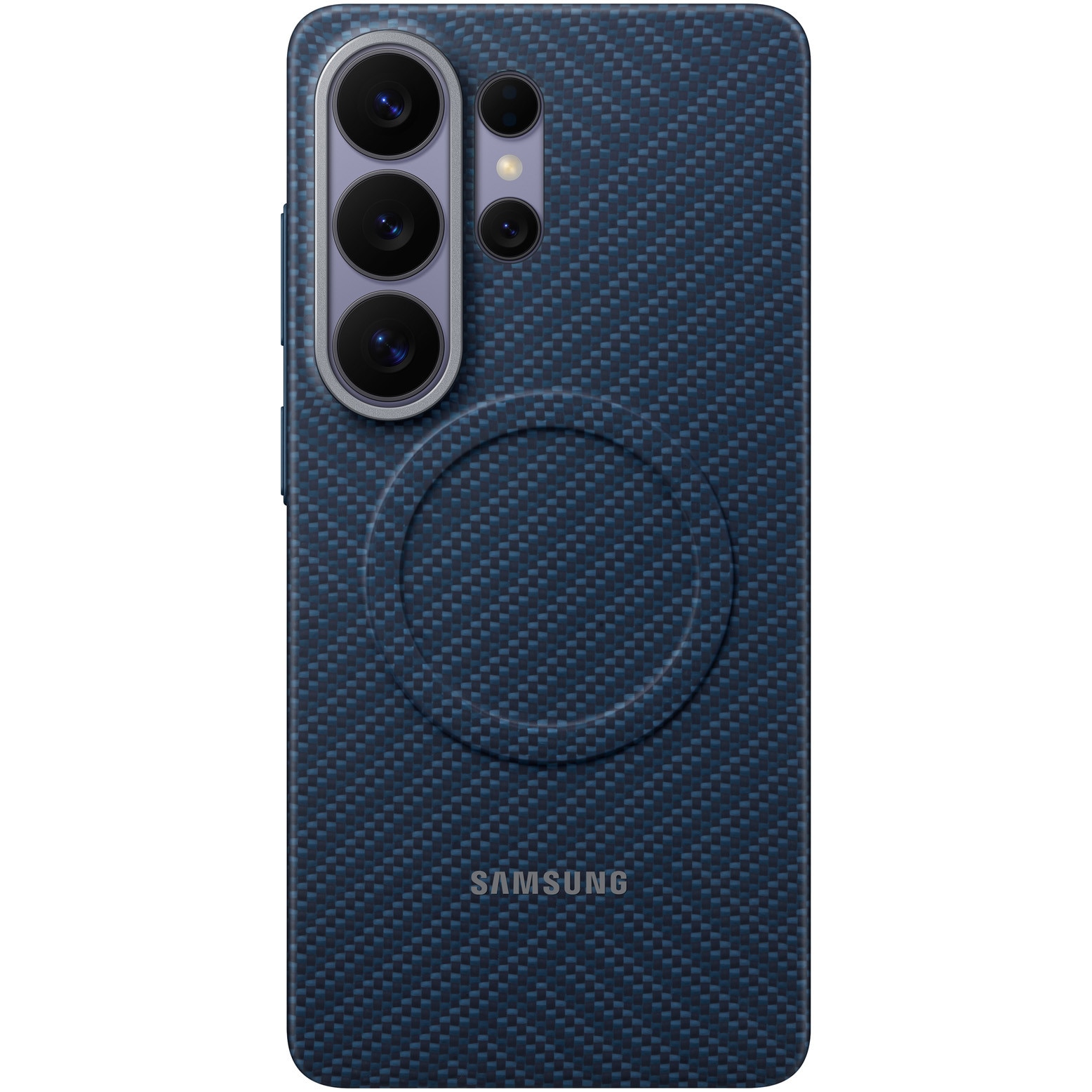 Husa de protectie Samsung pentru Galaxy S26 Ultra, Carbon Magnet, Dark Blue