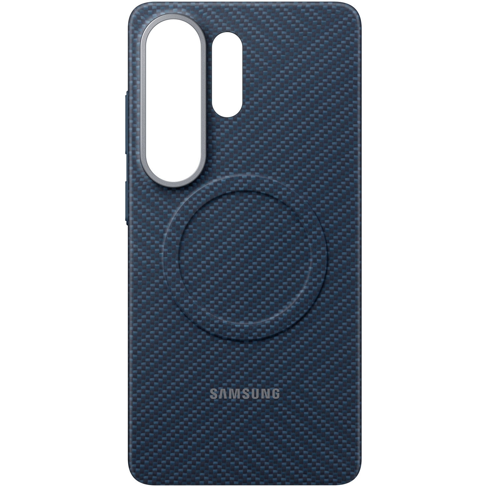 Husa de protectie Samsung pentru Galaxy S26 Ultra, Carbon Magnet, Dark Blue