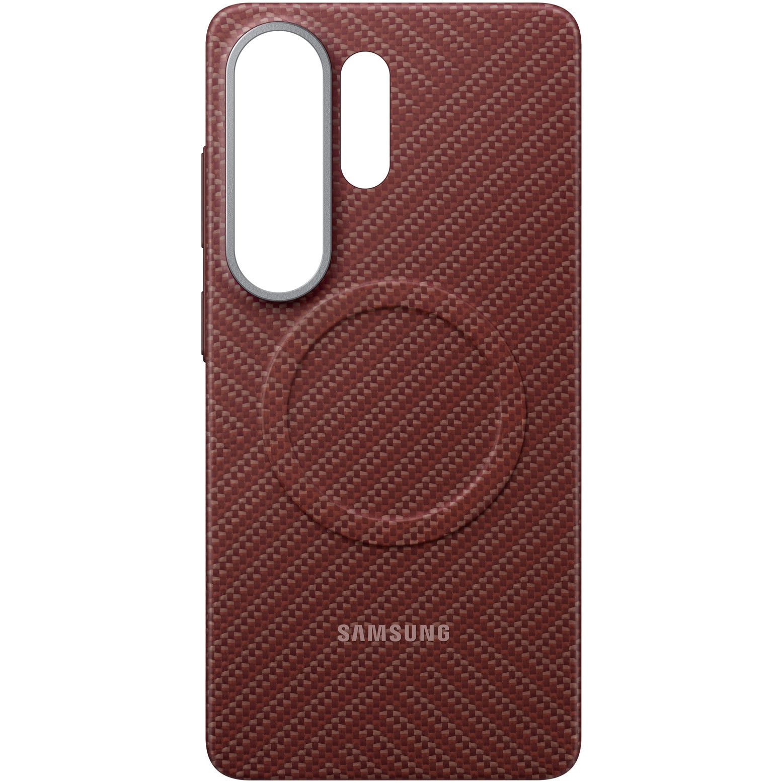 Husa de protectie Samsung pentru Galaxy S26 Ultra, Carbon Magnet, Coralred