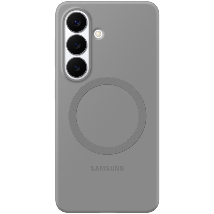 Husa de protectie Samsung pentru Galaxy S26, Silicon Magnet, Gray