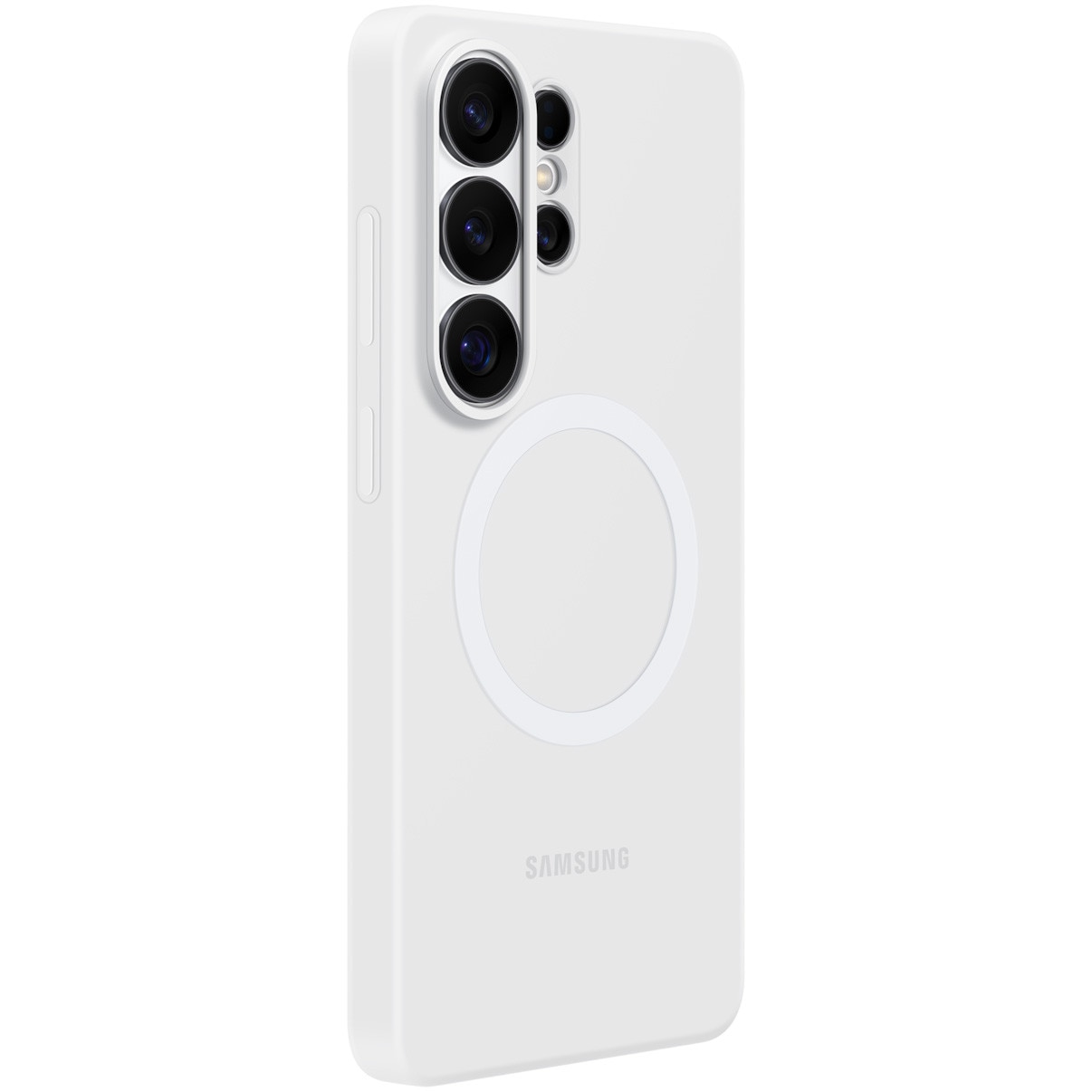 Husa de protectie Samsung pentru Galaxy S26 Ultra, Silicon Magnet, White