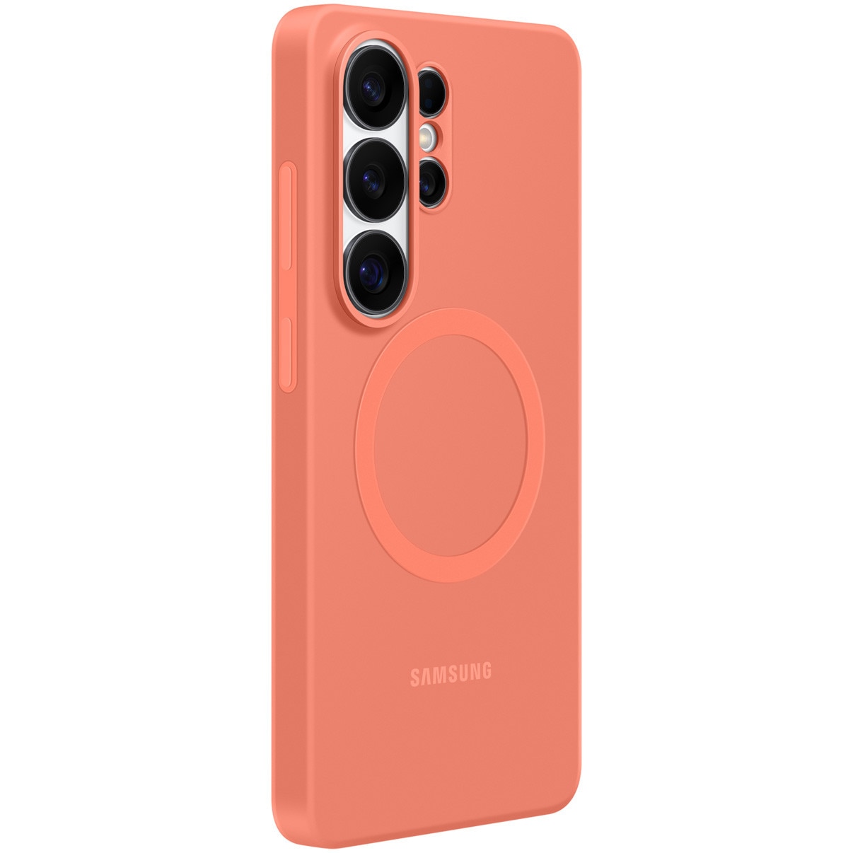 Husa de protectie Samsung pentru Galaxy S26 Ultra, Silicon Magnet, Coralred