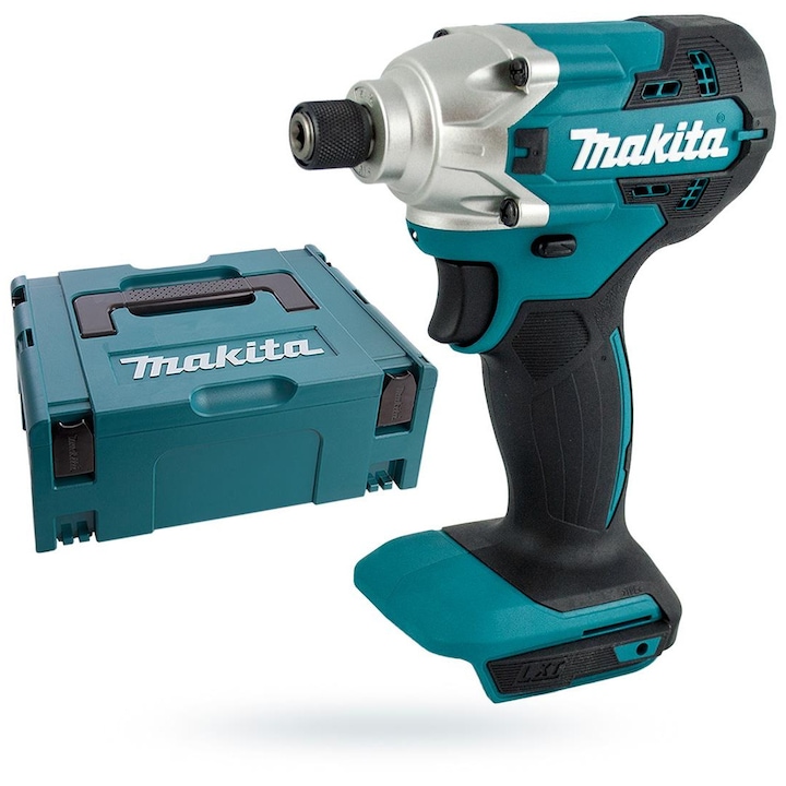 Surubelnita cu impact 18V, Makita DTD156, 155Nm, LED, compacta, in valiza Makpac