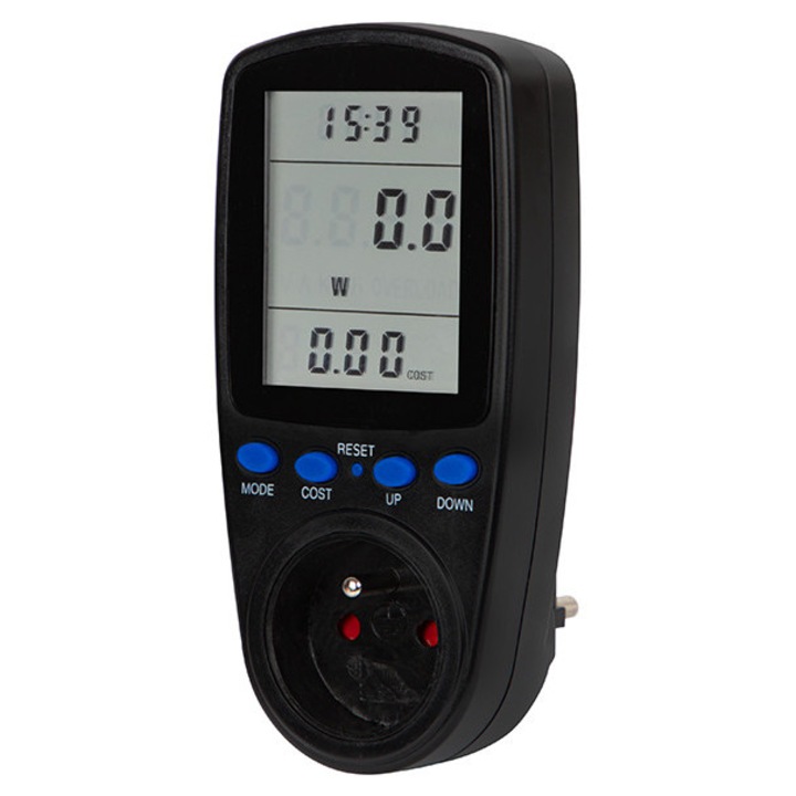 72-024# Цифров ватметър W3 черен
