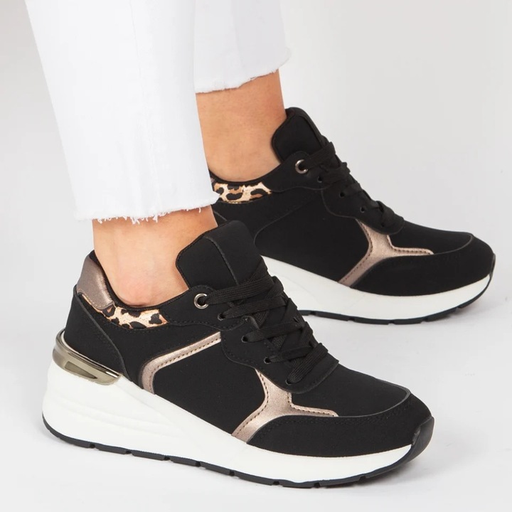 Pantofi sport ''don fashion 1162 black''